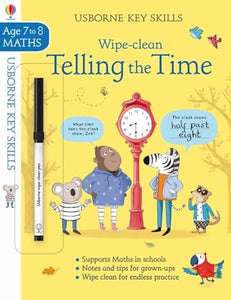 Wipe-clean Telling the Time 7-8 