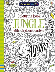 Colouring Book Jungle with Rub Downs 