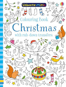 Colouring Book Christmas with rub-down transfers 