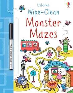 Wipe-Clean Monster Mazes 