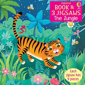 Usborne Book and 3 Jigsaws: The Jungle 