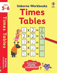 Usborne Workbooks Times tables 5-6 