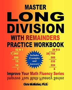 Master Long Division with Remainders Practice Workbook 