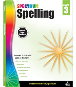 Spectrum Spelling, Grade 3 