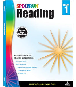 Spectrum Reading Workbook, Grade 1 