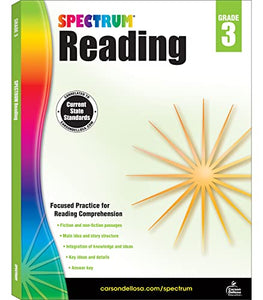 Spectrum Reading Workbook, Grade 3 