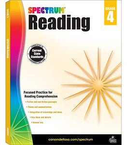 Spectrum Reading Workbook, Grade 4 