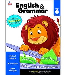 English & Grammar Workbook, Grade 6 