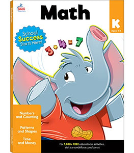 Math Workbook, Grade K 