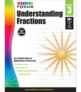 Spectrum Understanding Fractions, Grade 3 