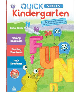 Quick Skills Kindergarten Workbook 