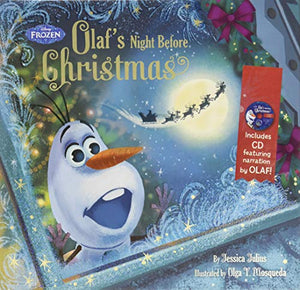 Frozen Olaf's Night Before Christmas Book & CD 