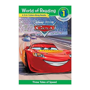 World of Reading Cars 3-In-1 Listen-Along Reader 