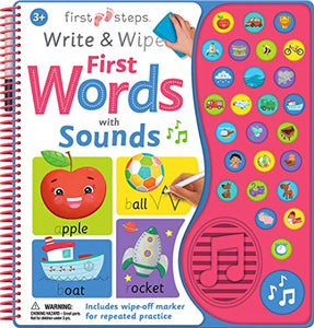 Write and Wipe First Words with Sound 
