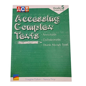 Act Now Grade 5 Student Book Accessing Complex Texts 