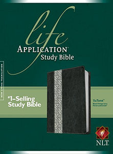 NLT Life Application Study Bible Tutone Black/Vintage 