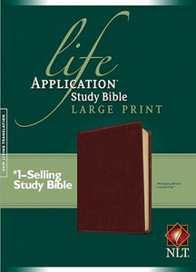 Life Application Study Bible NLT, Large Print 