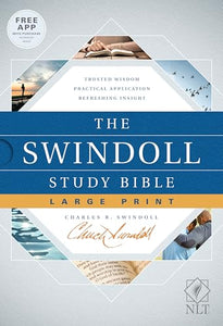 The Swindoll Study Bible NLT, Large Print 