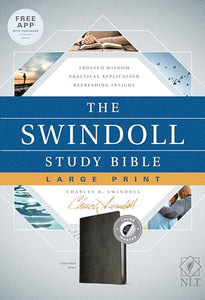 The Swindoll Study Bible NLT, Large Print 