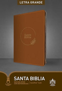 Santa Biblia RVR60, Edicion ziper con referencias, letra gra 