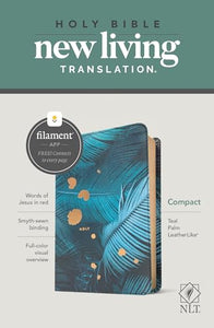 NLT Compact Bible, Filament Enabled Edition, Teal Palm 