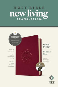 NLT Personal Size Giant Print Bible, Filament Edition 