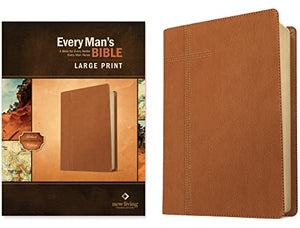 NLT Every Man's Bible, Large Print, Pursuit Saddle Tan 