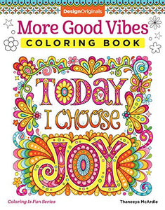 More Good Vibes Coloring Book 