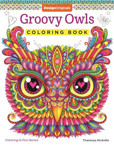 Groovy Owls Coloring Book 