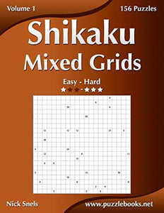 Shikaku Mixed Grids - Easy to Hard - Volume 1 - 156 Puzzles 