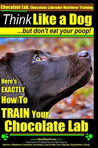 Chocolate Lab, Chocolate Labrador Retriever Training Think Like a Dog But Don't Eat Your Poop! 