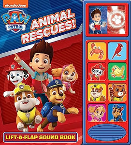 Nickelodeon PAW Patrol: Animal Rescues! Lift-a-Flap Sound Book 