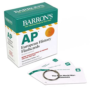 AP European History Flashcards, Second Edition: Up-to-Date Review + Sorting Ring for Custom Study 