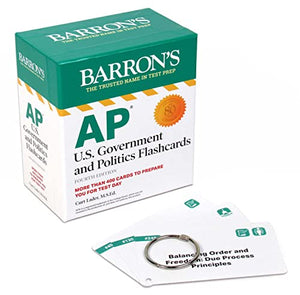 AP U.S. Government and Politics Flashcards, Fourth Edition:Up-to-Date Review + Sorting Ring for Custom Study 