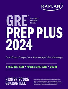 GRE Prep Plus 2024 