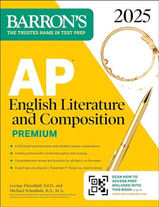 AP English Literature and Composition Premium, 2025: Prep Book with 8 Practice Tests + Comprehensive Review + Online Practice 