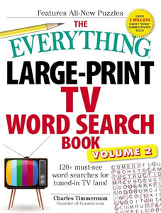 The Everything Large-Print TV Word Search Book, Volume 2 