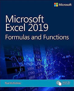 Microsoft Excel 2019 Formulas and Functions 