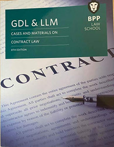 GDL & LLM Contract Law 8th Edition 