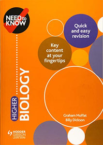 Need to Know: Higher Biology 