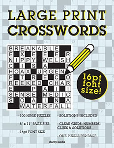 Large Print Crosswords 