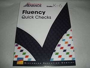 Benchmark Advance Fluency Quick Checks Grades K 