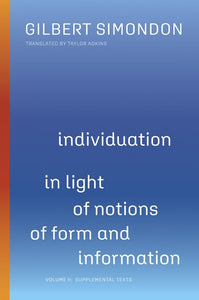 Individuation in Light of Notions of Form and Information 