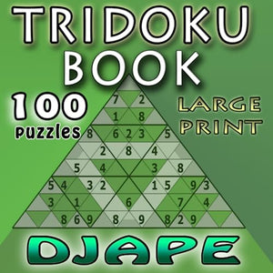 Tridoku Book: Large Font - 100 puzzles 