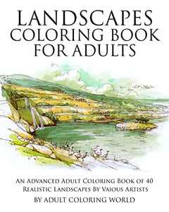 Landscapes Coloring Book for Adults 