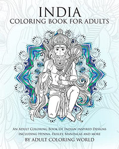 India Coloring Book For Adults 