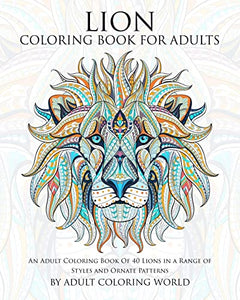 Lion Coloring Book For Adults 