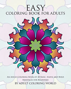 Easy Coloring Book For Adults 