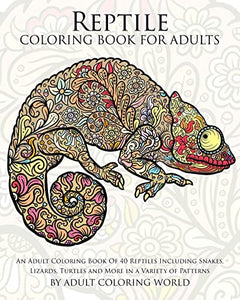 Reptile Coloring Book For Adults 