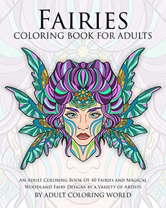 Fairies Coloring Book For Adults 